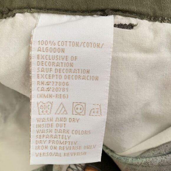 Tommy Hilfiger Cotton Multicolor Hawaiian Flowers Print Capri Size 10 - Picture 10 of 11